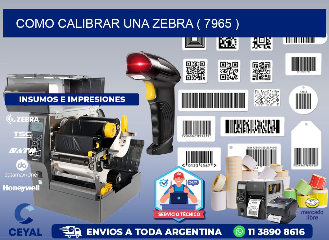 COMO CALIBRAR UNA ZEBRA ( 7965 )