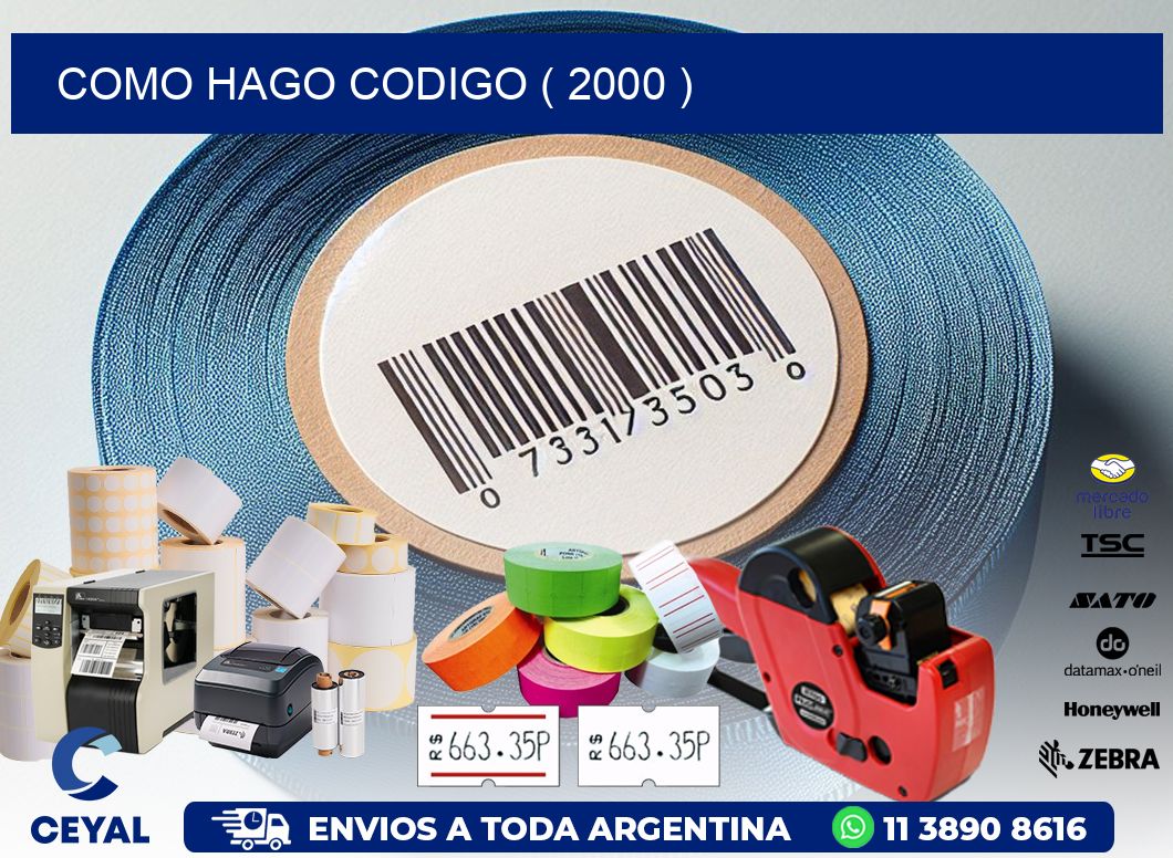 COMO HAGO CODIGO ( 2000 )