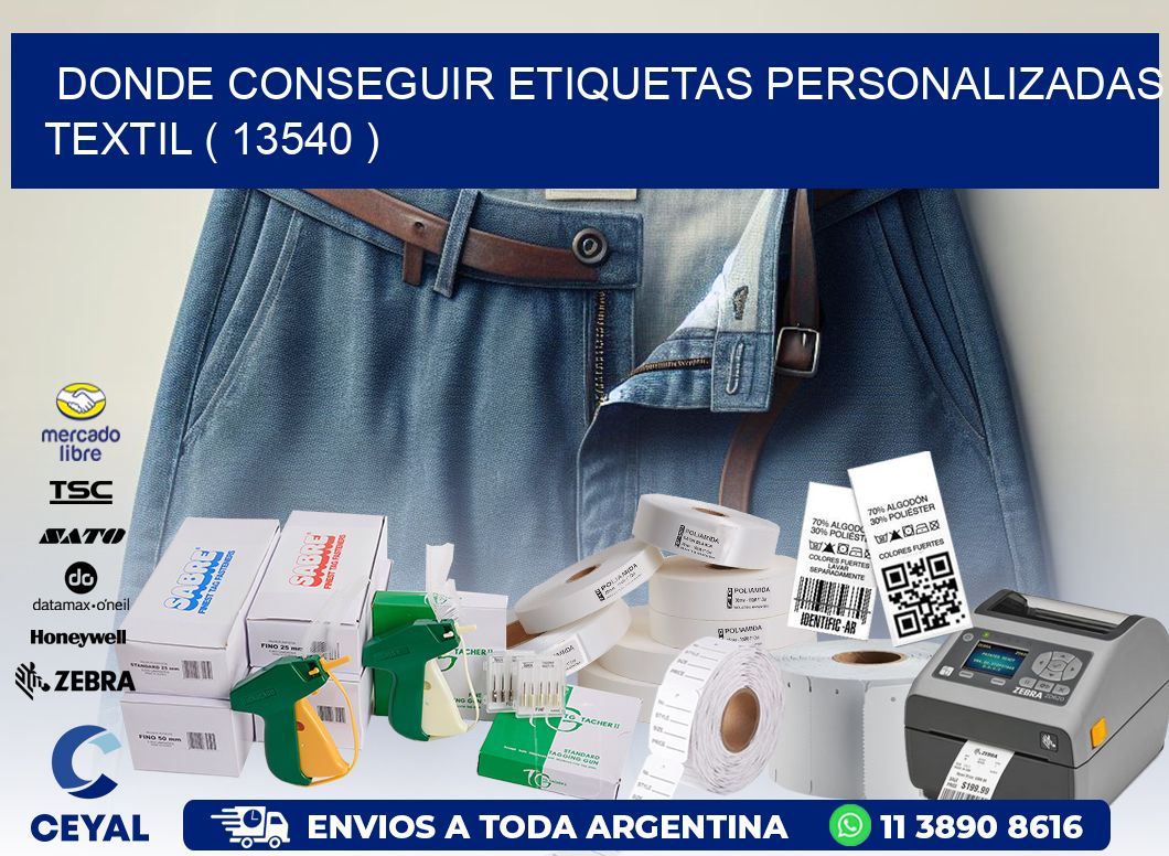 DONDE CONSEGUIR ETIQUETAS PERSONALIZADAS TEXTIL ( 13540 )