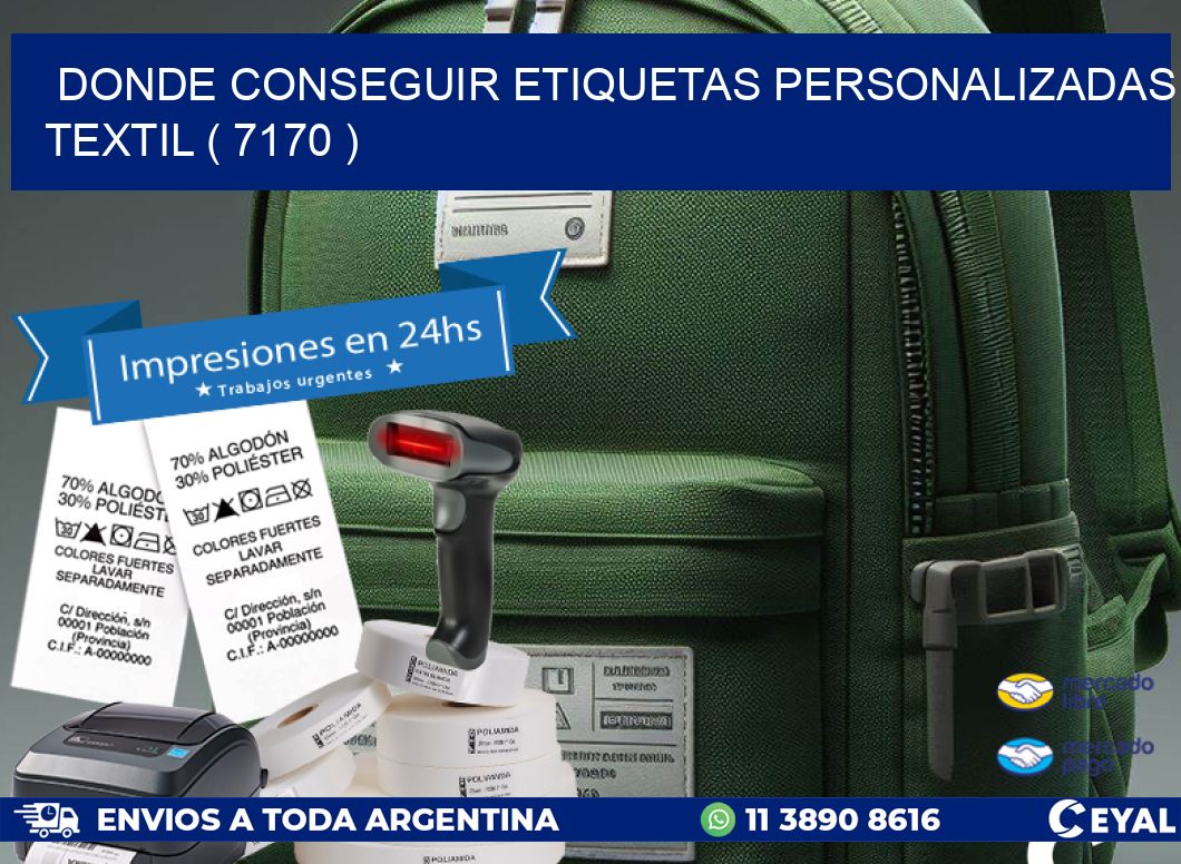 DONDE CONSEGUIR ETIQUETAS PERSONALIZADAS TEXTIL ( 7170 )