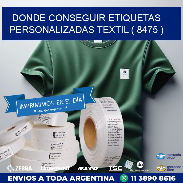 DONDE CONSEGUIR ETIQUETAS PERSONALIZADAS TEXTIL ( 8475 )
