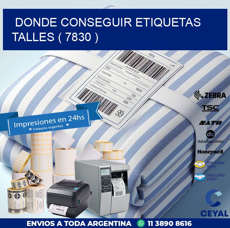 DONDE CONSEGUIR ETIQUETAS TALLES ( 7830 )