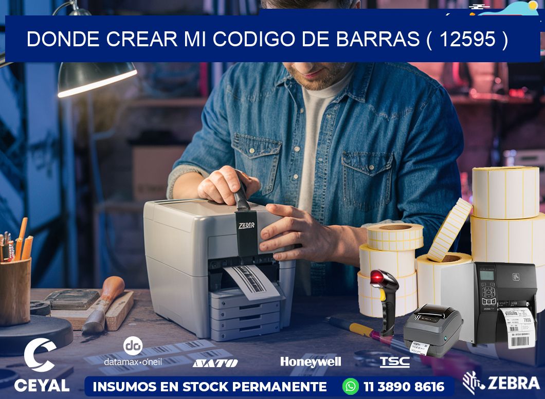 DONDE CREAR MI CODIGO DE BARRAS ( 12595 )