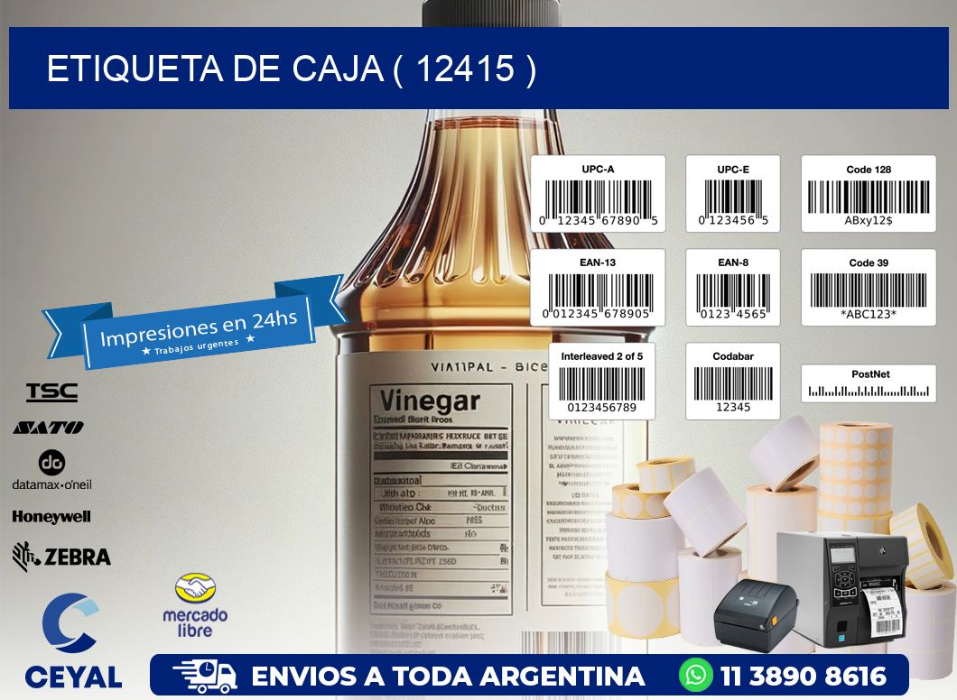 ETIQUETA DE CAJA ( 12415 )
