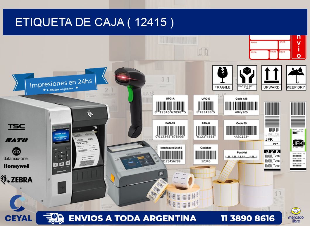 ETIQUETA DE CAJA ( 12415 )