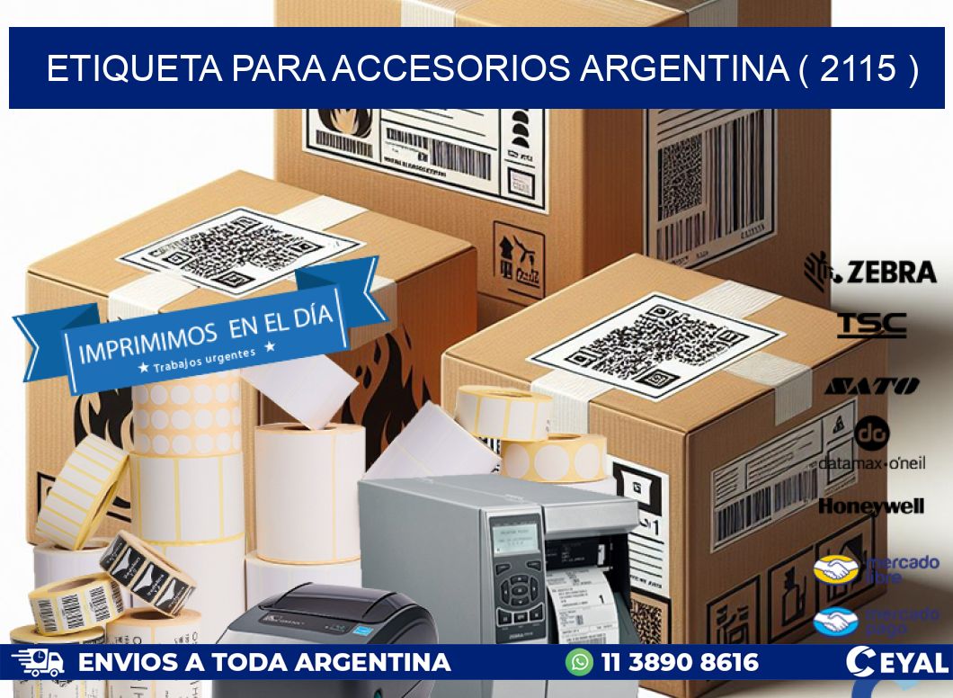 ETIQUETA PARA ACCESORIOS ARGENTINA ( 2115 )