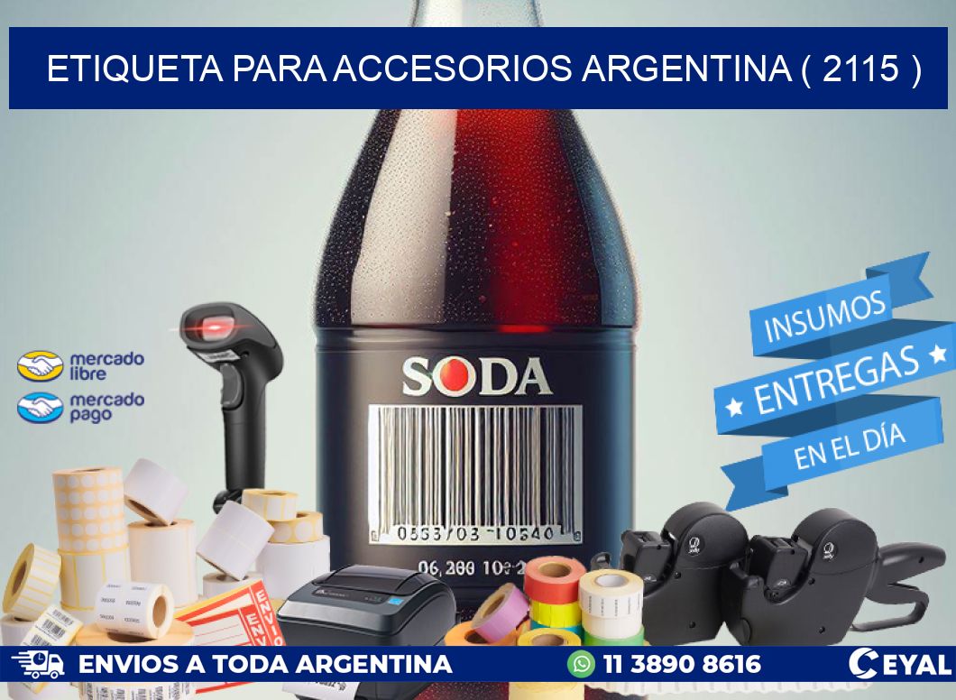 ETIQUETA PARA ACCESORIOS ARGENTINA ( 2115 )