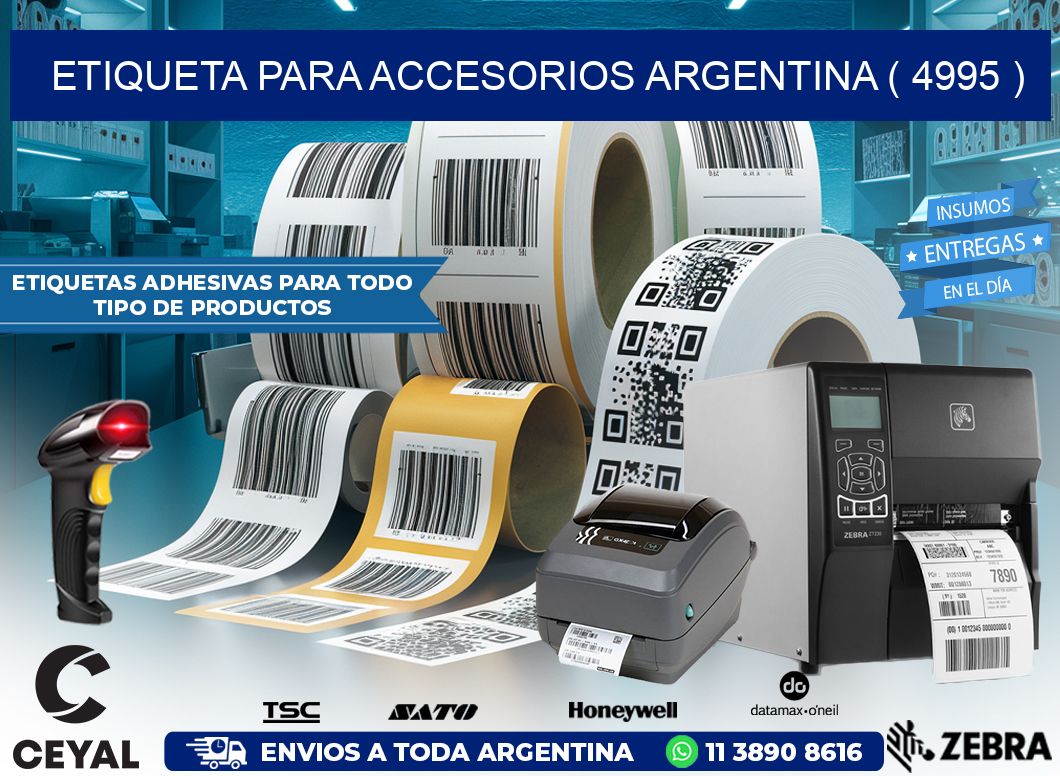 ETIQUETA PARA ACCESORIOS ARGENTINA ( 4995 )