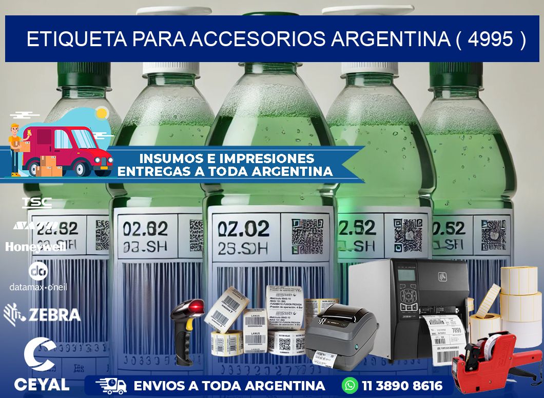 ETIQUETA PARA ACCESORIOS ARGENTINA ( 4995 )