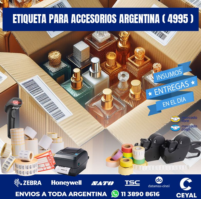 ETIQUETA PARA ACCESORIOS ARGENTINA ( 4995 )