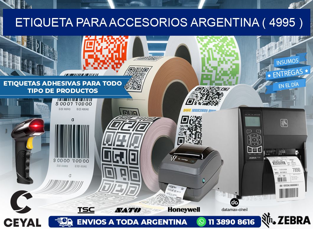 ETIQUETA PARA ACCESORIOS ARGENTINA ( 4995 )