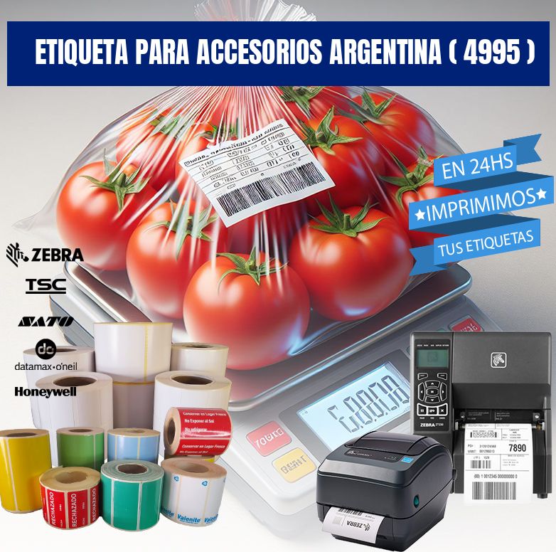 ETIQUETA PARA ACCESORIOS ARGENTINA ( 4995 )