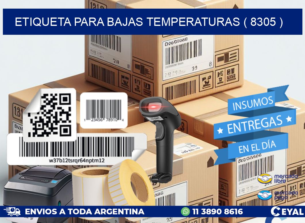 ETIQUETA PARA BAJAS TEMPERATURAS ( 8305 )