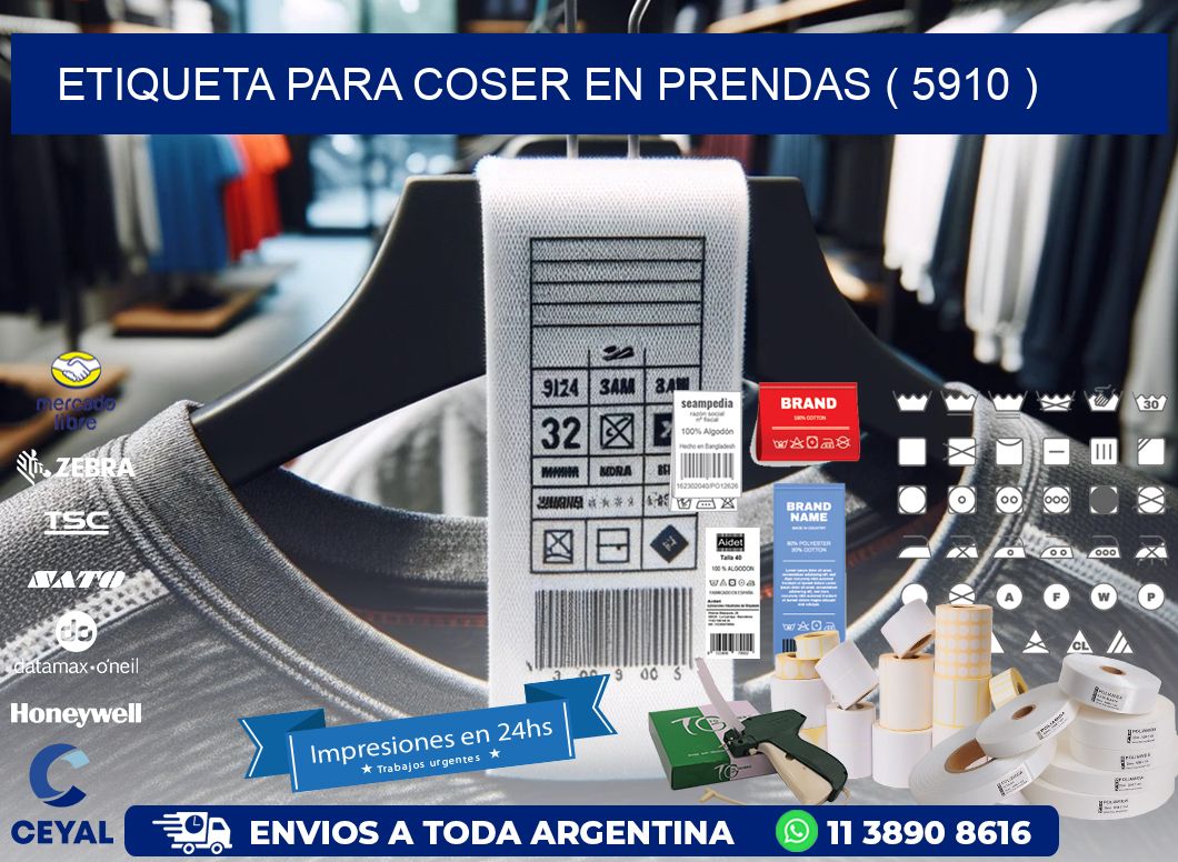 ETIQUETA PARA COSER EN PRENDAS ( 5910 )