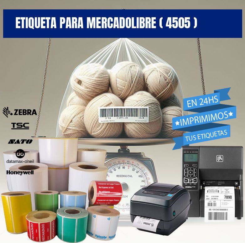 ETIQUETA PARA MERCADOLIBRE ( 4505 )