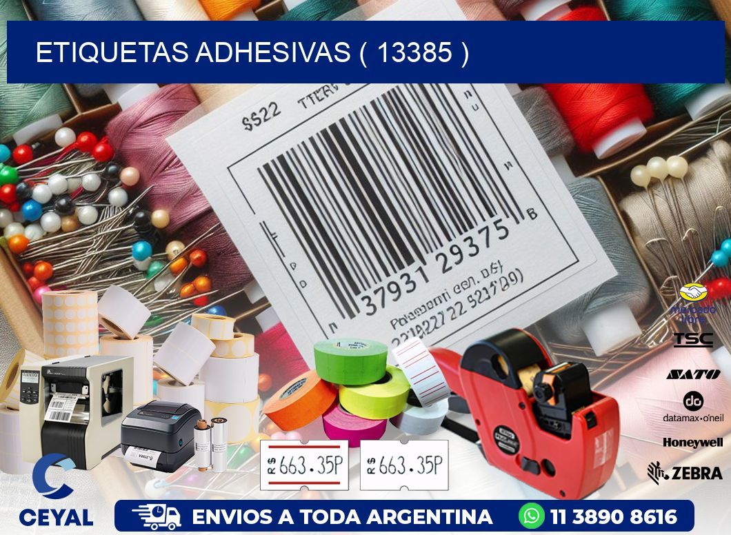 ETIQUETAS ADHESIVAS ( 13385 )