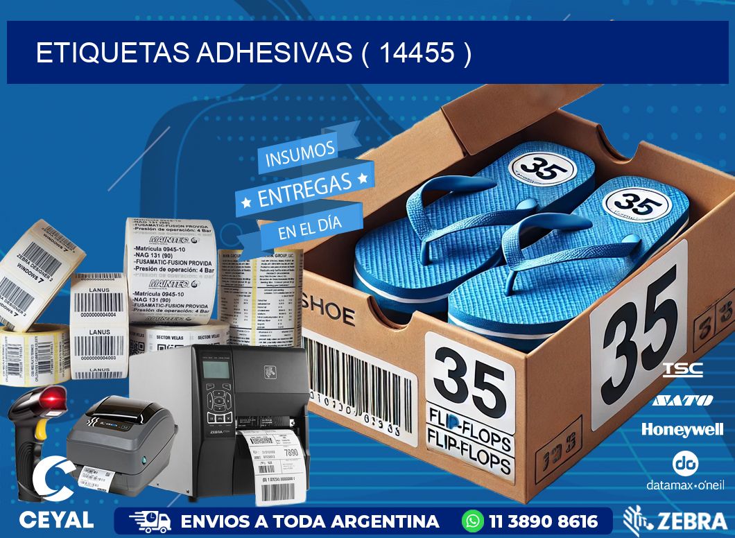 ETIQUETAS ADHESIVAS ( 14455 )