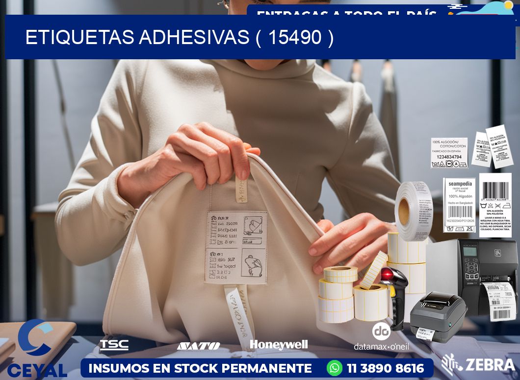 ETIQUETAS ADHESIVAS ( 15490 )