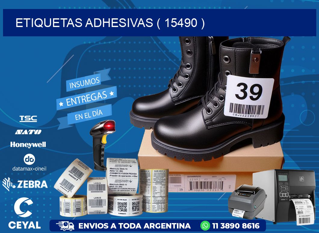 ETIQUETAS ADHESIVAS ( 15490 )