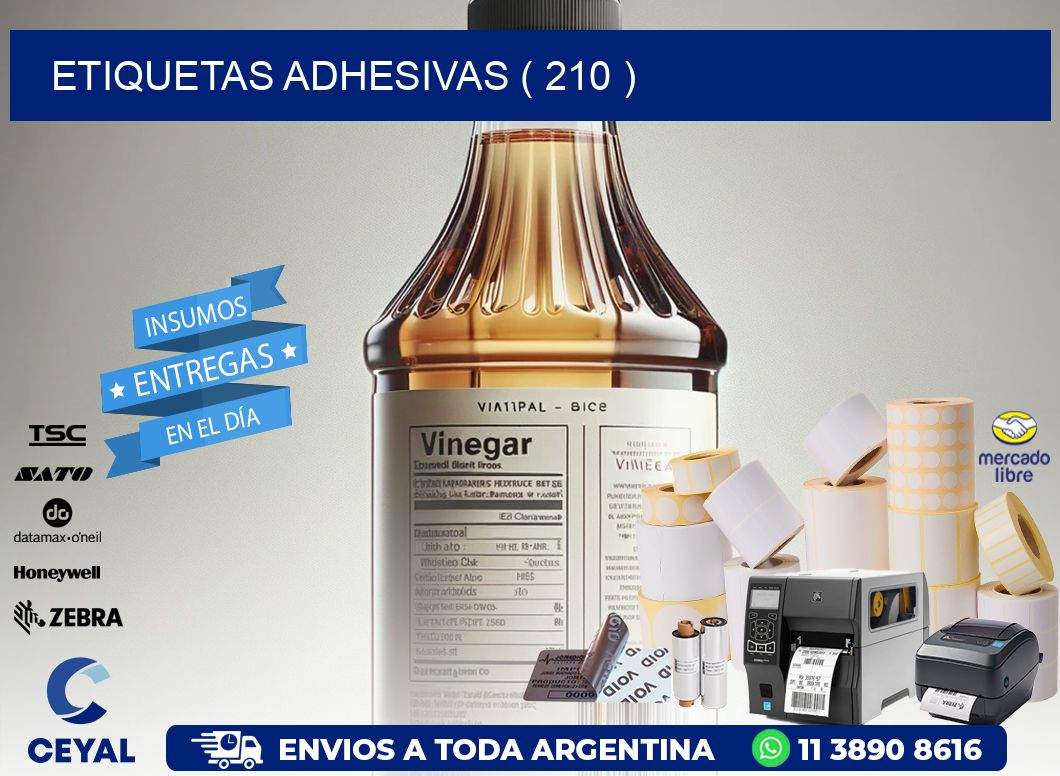 ETIQUETAS ADHESIVAS ( 210 )