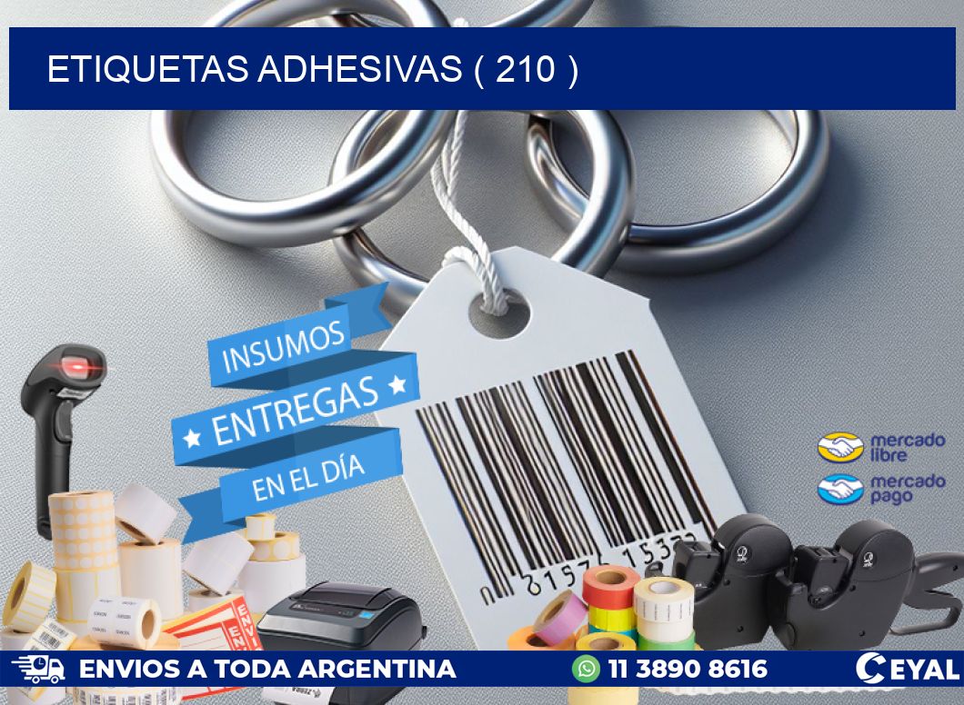 ETIQUETAS ADHESIVAS ( 210 )