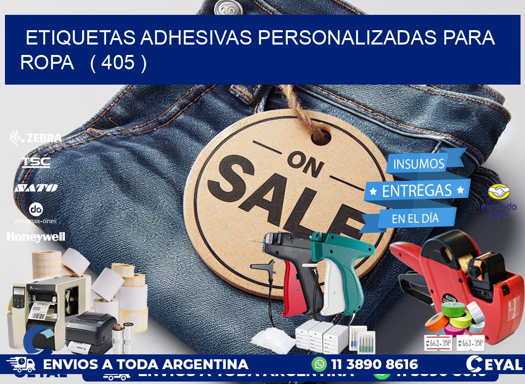ETIQUETAS ADHESIVAS PERSONALIZADAS PARA ROPA   ( 405 )