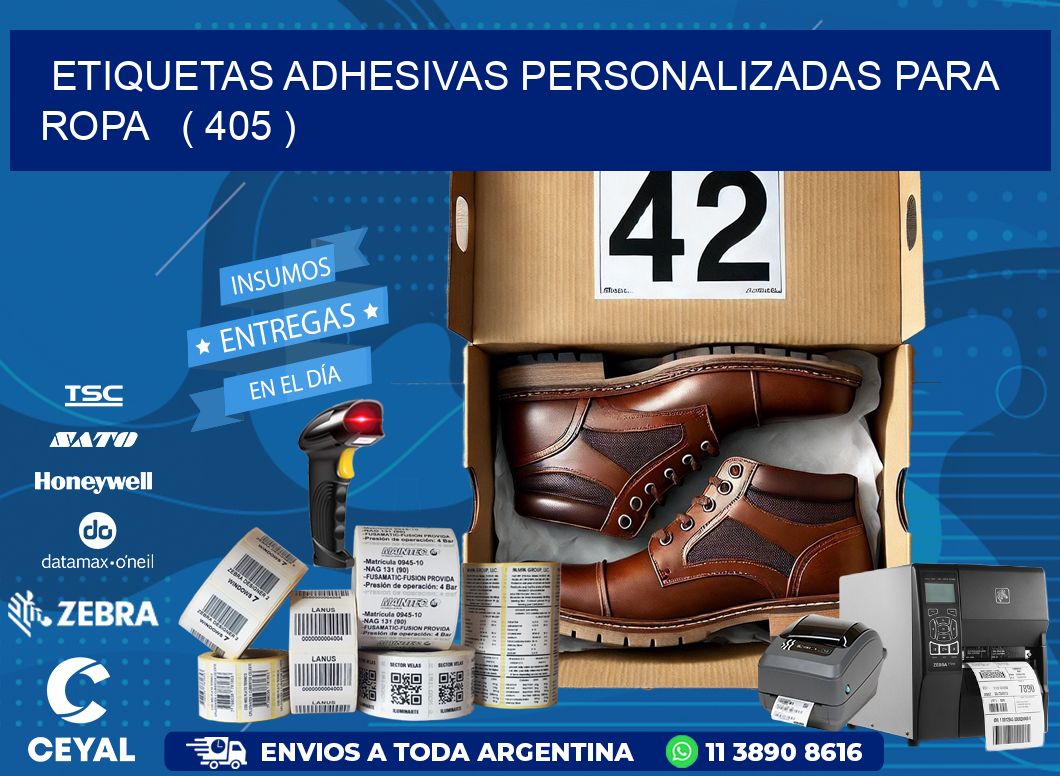 ETIQUETAS ADHESIVAS PERSONALIZADAS PARA ROPA   ( 405 )