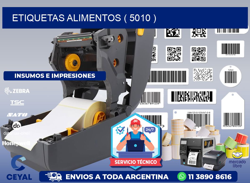 ETIQUETAS ALIMENTOS ( 5010 )