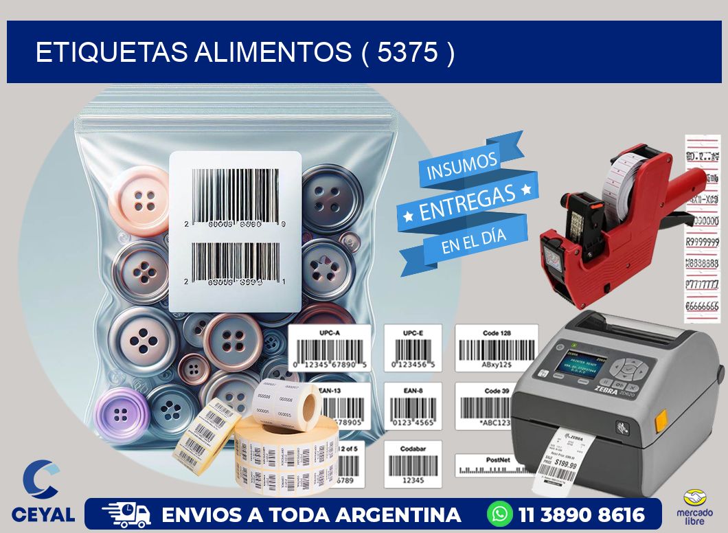 ETIQUETAS ALIMENTOS ( 5375 )
