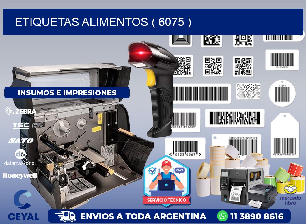 ETIQUETAS ALIMENTOS ( 6075 )
