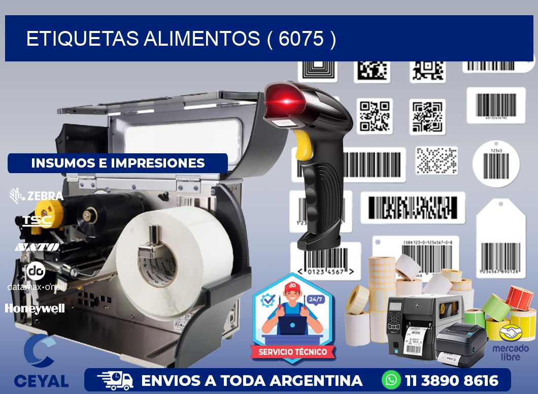 ETIQUETAS ALIMENTOS ( 6075 )