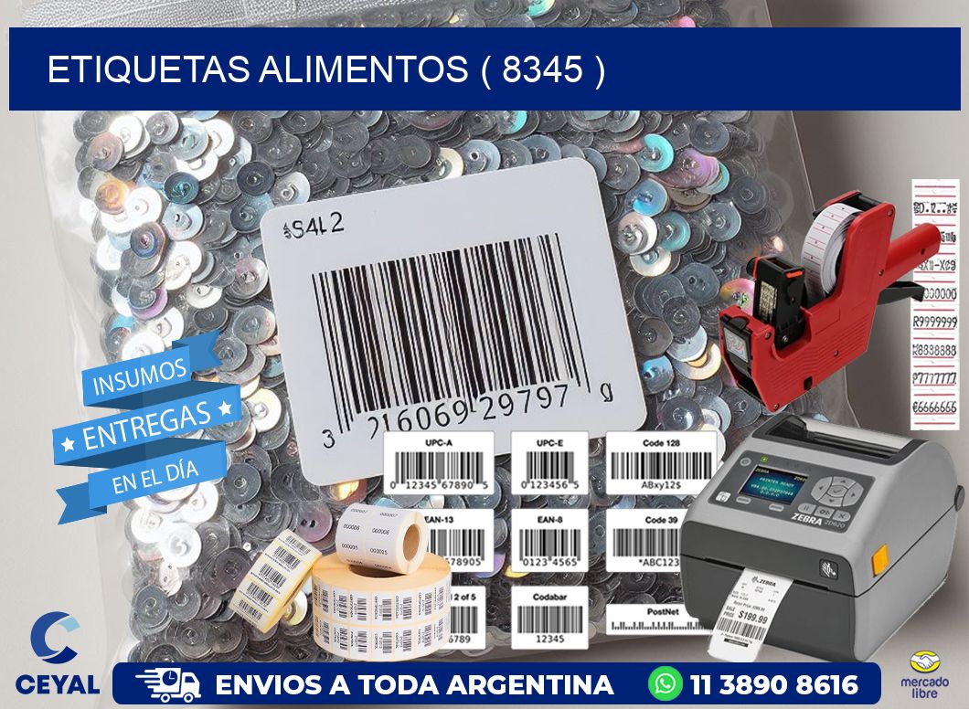 ETIQUETAS ALIMENTOS ( 8345 )