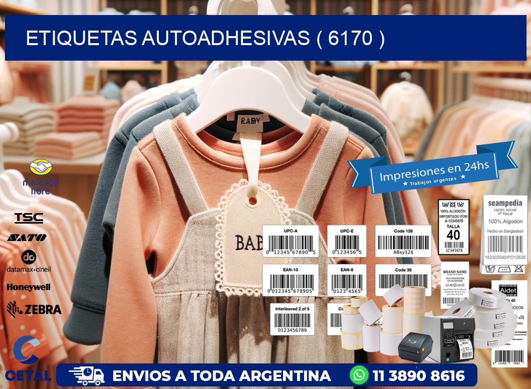 ETIQUETAS AUTOADHESIVAS ( 6170 )