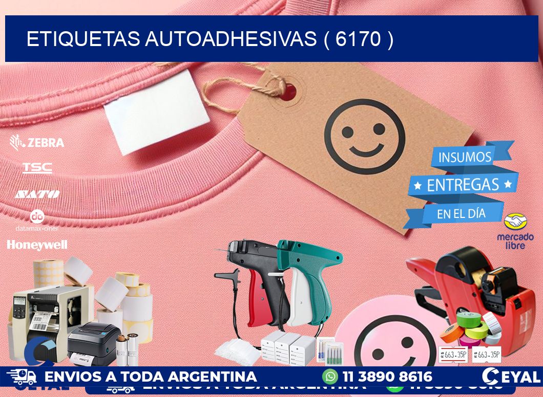 ETIQUETAS AUTOADHESIVAS ( 6170 )