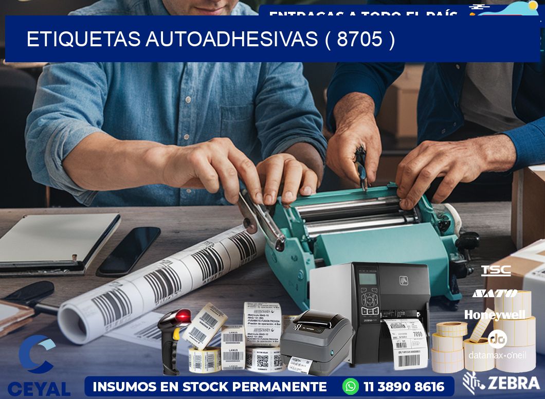 ETIQUETAS AUTOADHESIVAS ( 8705 )