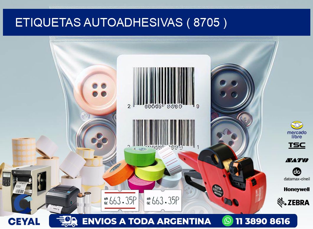 ETIQUETAS AUTOADHESIVAS ( 8705 )