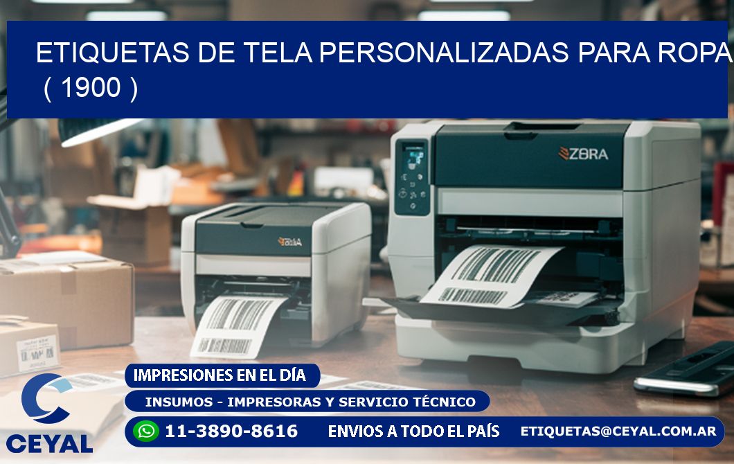 ETIQUETAS DE TELA PERSONALIZADAS PARA ROPA   ( 1900 )