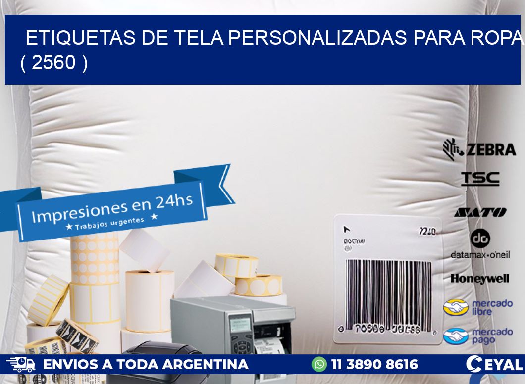 ETIQUETAS DE TELA PERSONALIZADAS PARA ROPA ( 2560 )