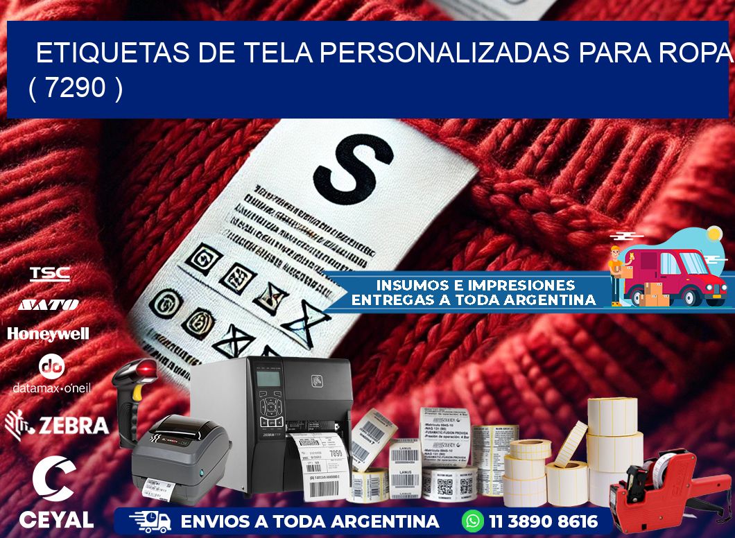 ETIQUETAS DE TELA PERSONALIZADAS PARA ROPA ( 7290 )