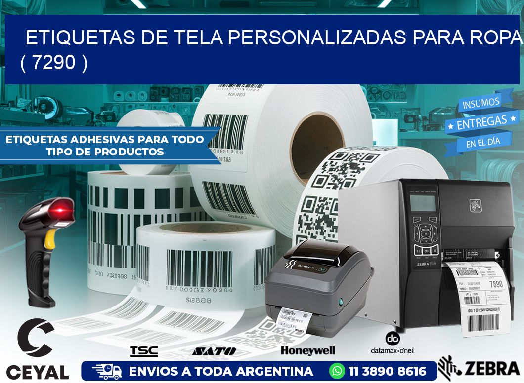 ETIQUETAS DE TELA PERSONALIZADAS PARA ROPA ( 7290 )