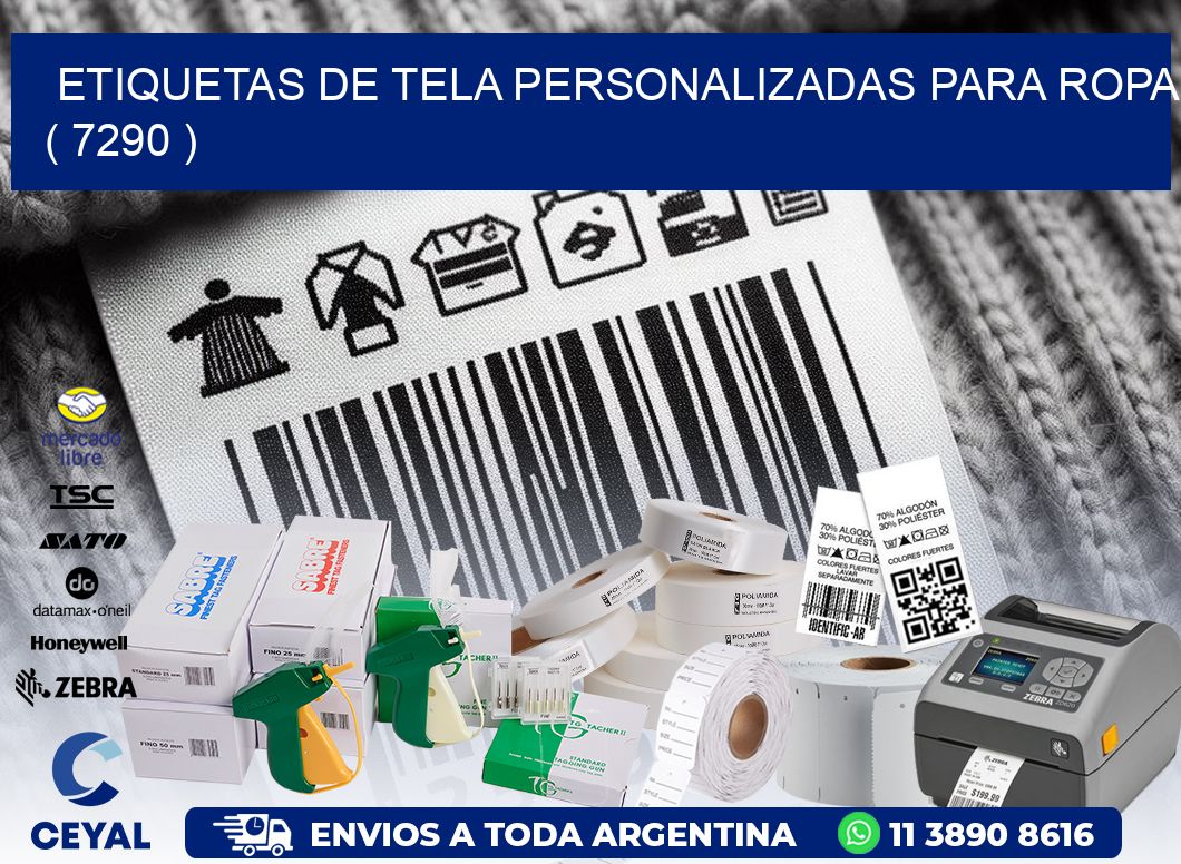 ETIQUETAS DE TELA PERSONALIZADAS PARA ROPA ( 7290 )