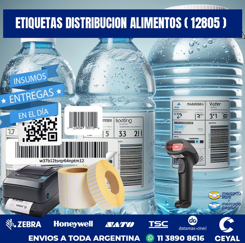 ETIQUETAS DISTRIBUCION ALIMENTOS ( 12805 )