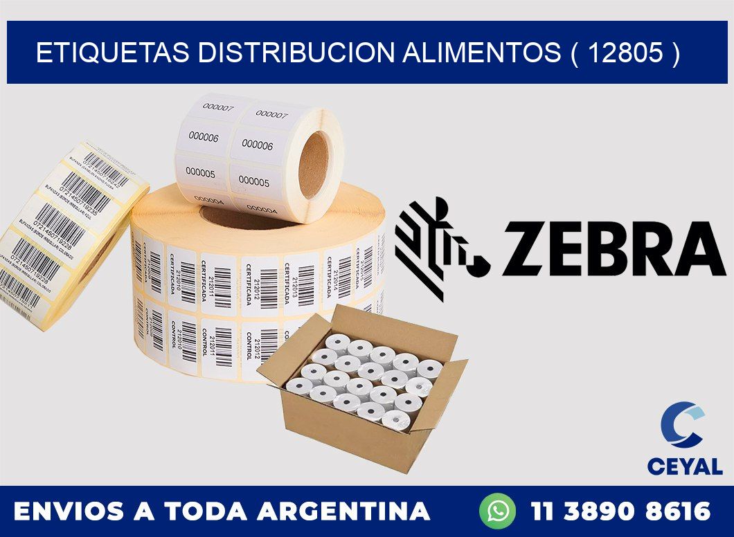 ETIQUETAS DISTRIBUCION ALIMENTOS ( 12805 )