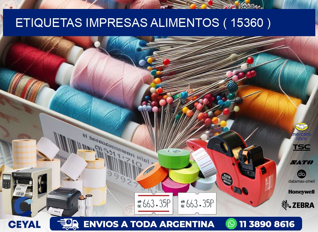 ETIQUETAS IMPRESAS ALIMENTOS ( 15360 )