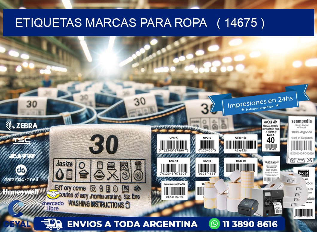 ETIQUETAS MARCAS PARA ROPA   ( 14675 )