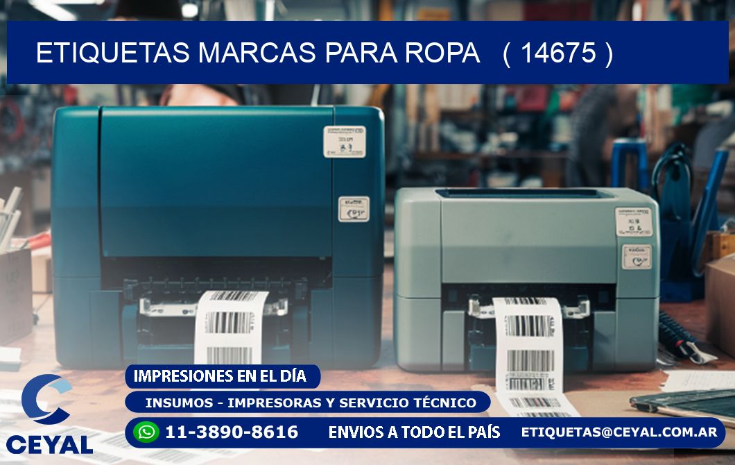 ETIQUETAS MARCAS PARA ROPA   ( 14675 )