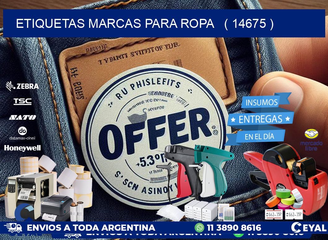 ETIQUETAS MARCAS PARA ROPA   ( 14675 )