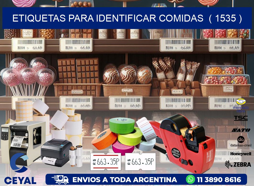ETIQUETAS PARA IDENTIFICAR COMIDAS  ( 1535 )