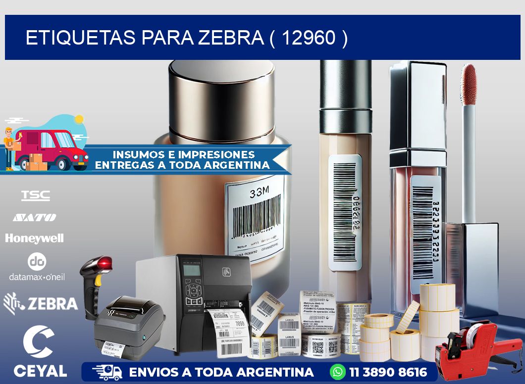 ETIQUETAS PARA ZEBRA ( 12960 )