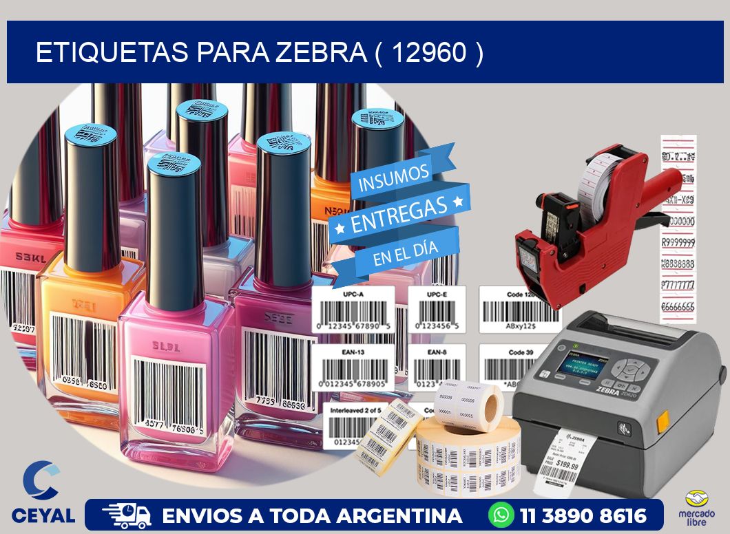 ETIQUETAS PARA ZEBRA ( 12960 )